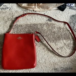 Red Coach crossbody